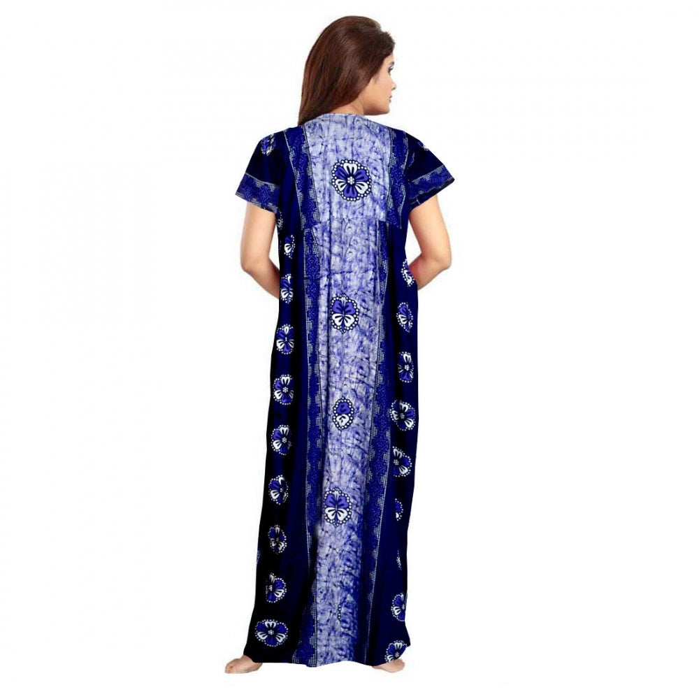 Classy Cotton Printed Maxi Nighty