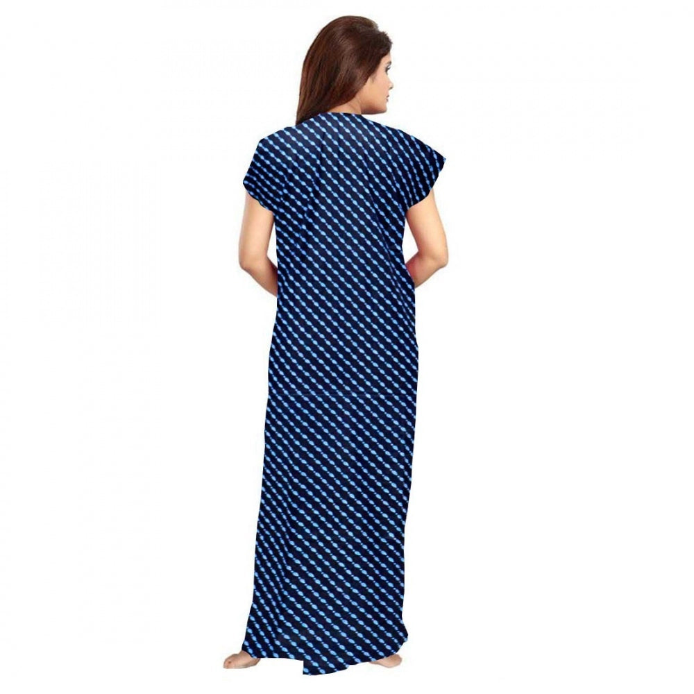 Classy Cotton Printed Maxi Nighty