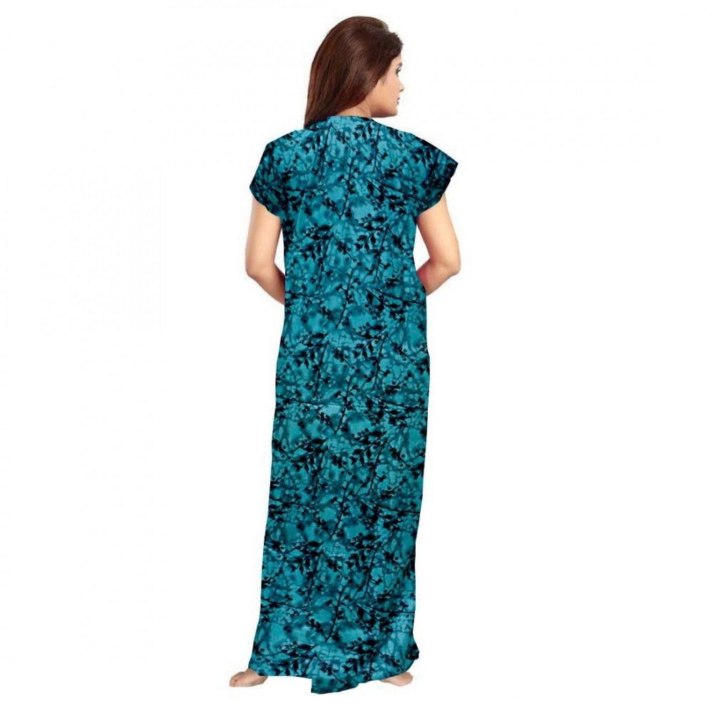 Classy Cotton Printed Maxi Nighty