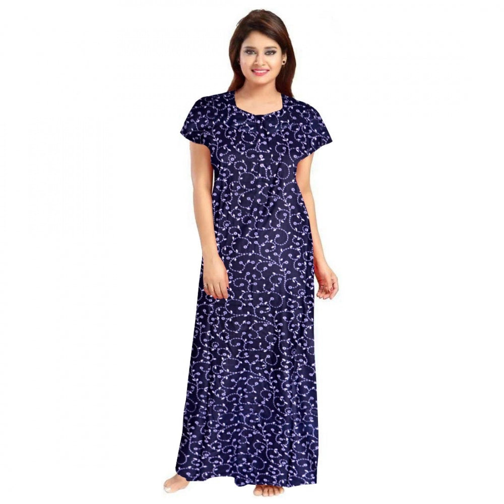 Classy Cotton Printed Maxi Nighty