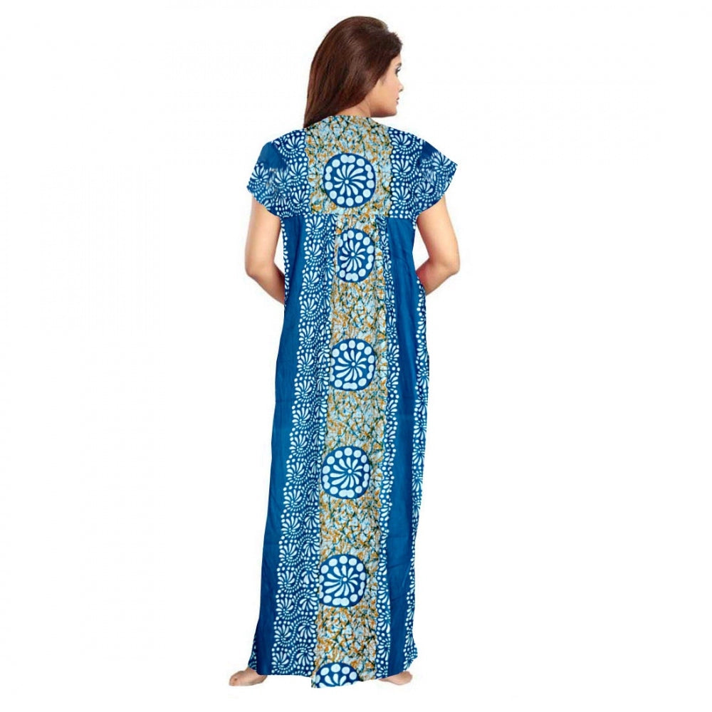 Classy Cotton Printed Maxi Nighty