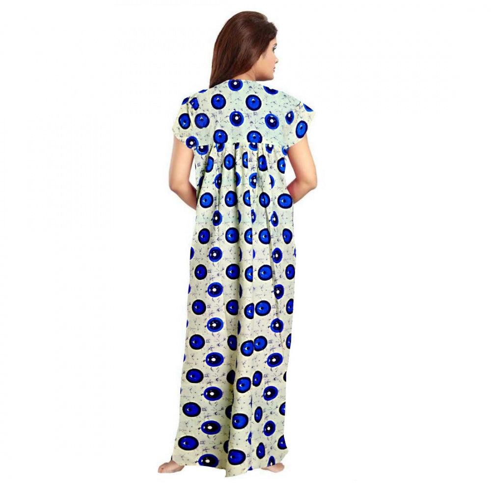 Classy Cotton Printed Maxi Nighty