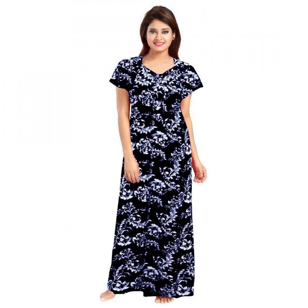 Classy Cotton Printed Maxi Nighty