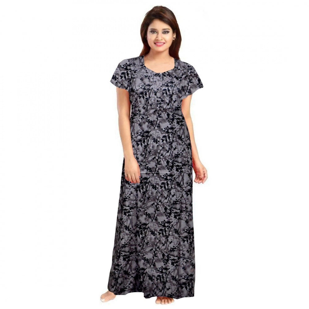 Classy Cotton Printed Maxi Nighty