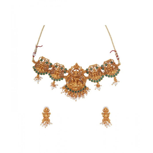 Traditional Elegent Temple Jewellery Set