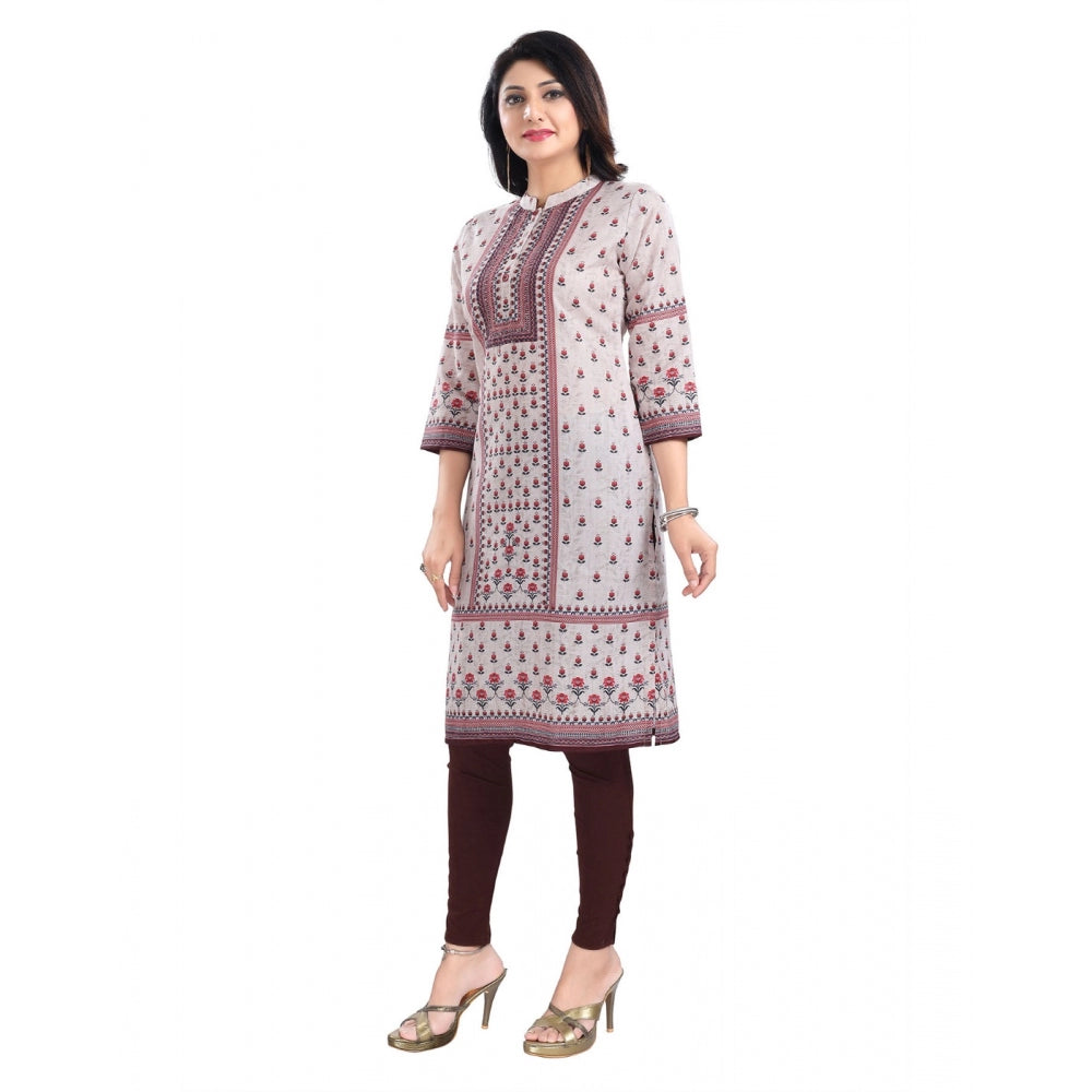 Designer Cotton Blend Tunic Long Kurti