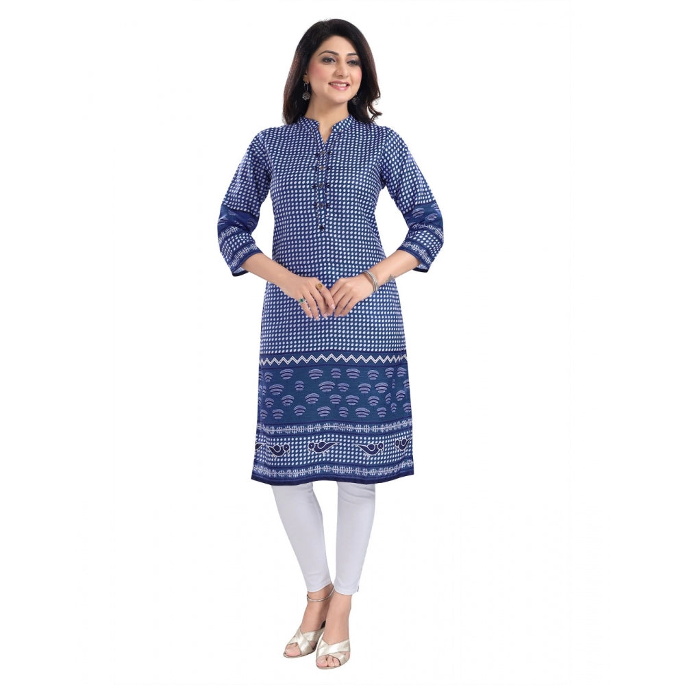 Designer Cotton Blend Tunic Long Kurti