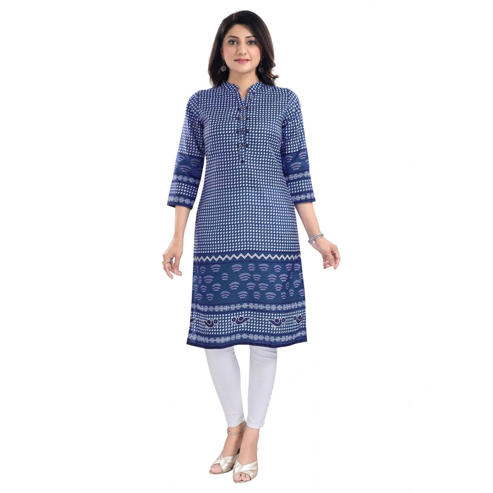 Designer Cotton Blend Tunic Long Kurti