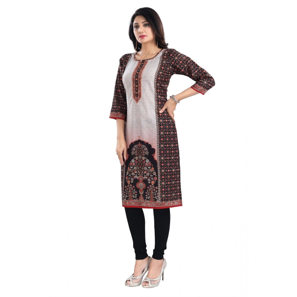 Designer Cotton Blend Tunic Long Kurti