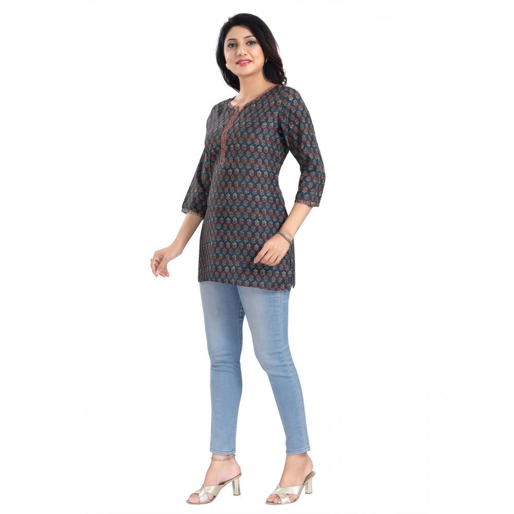 Stylish Viscose Blend Tunic Short Top