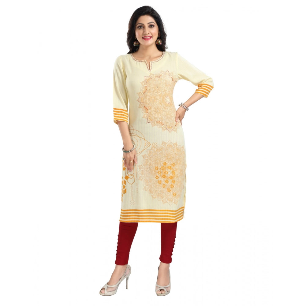 Alluring Viscose Blend Tunic Long Kurti