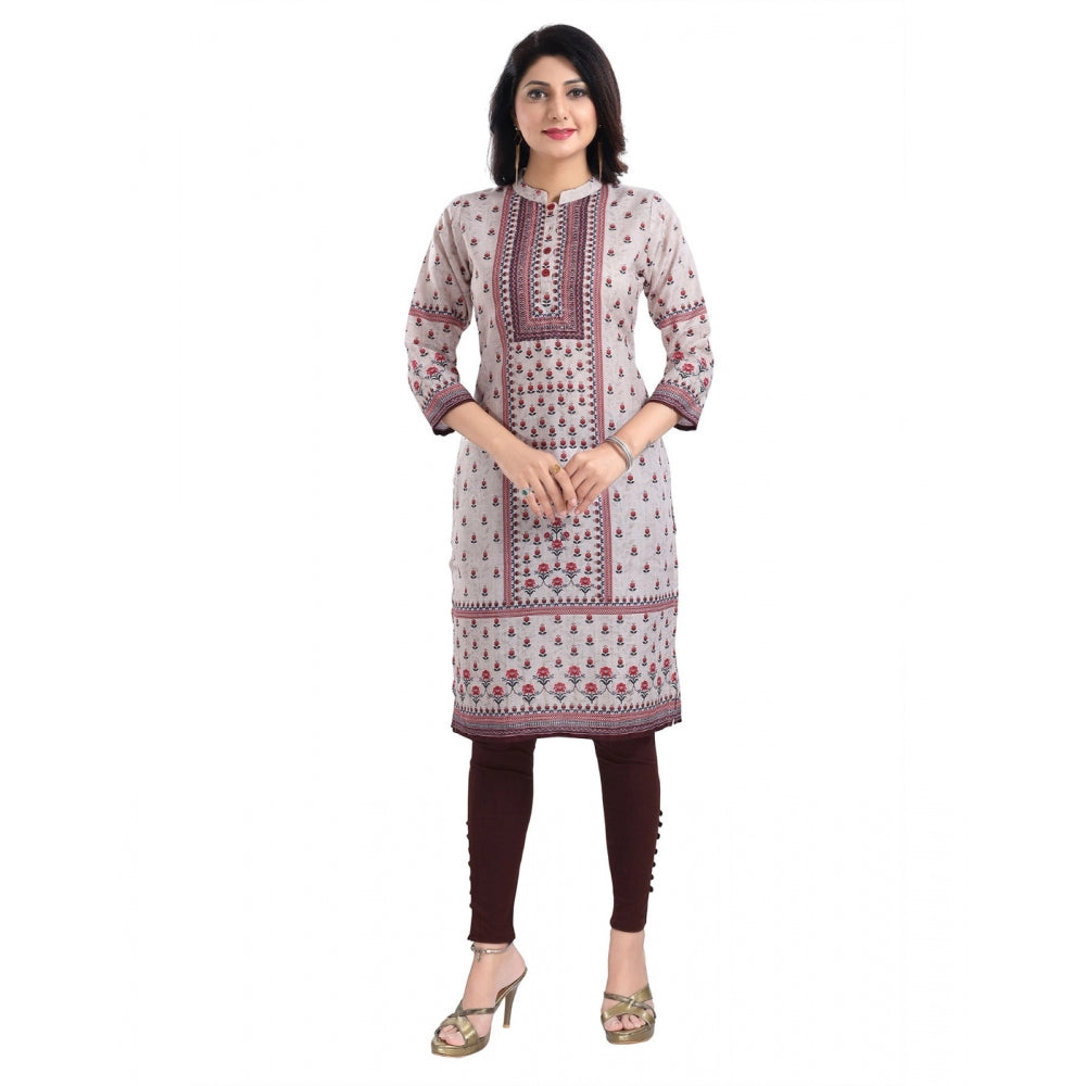 Designer Cotton Blend Tunic Long Kurti