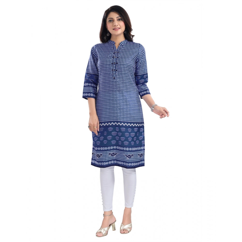 Designer Cotton Blend Tunic Long Kurti