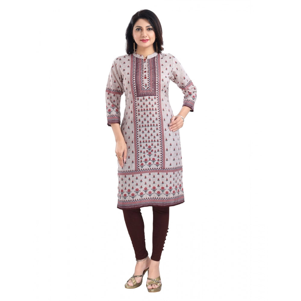 Designer Cotton Blend Tunic Long Kurti