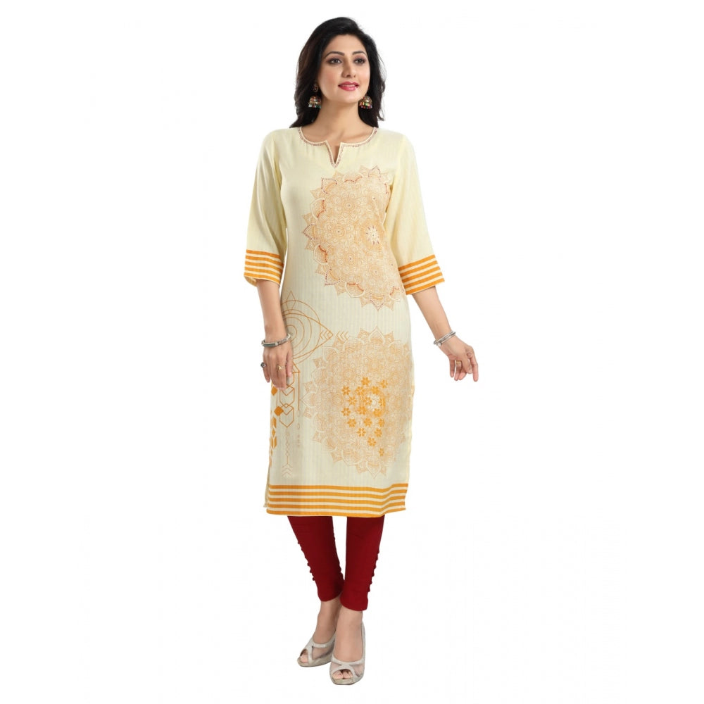 Alluring Viscose Blend Tunic Long Kurti