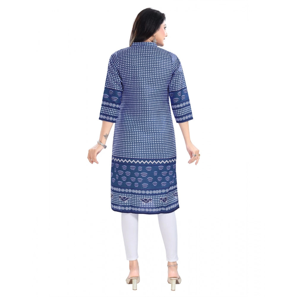 Designer Cotton Blend Tunic Long Kurti