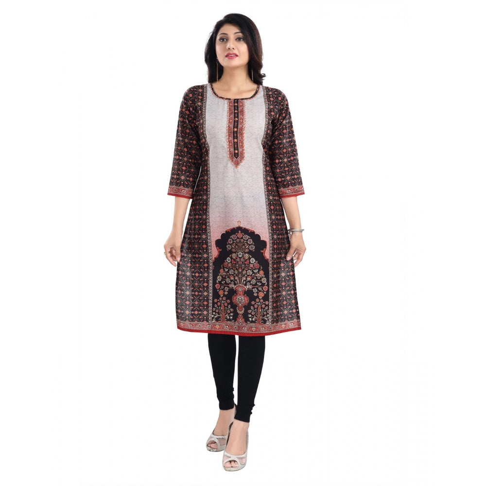 Designer Cotton Blend Tunic Long Kurti