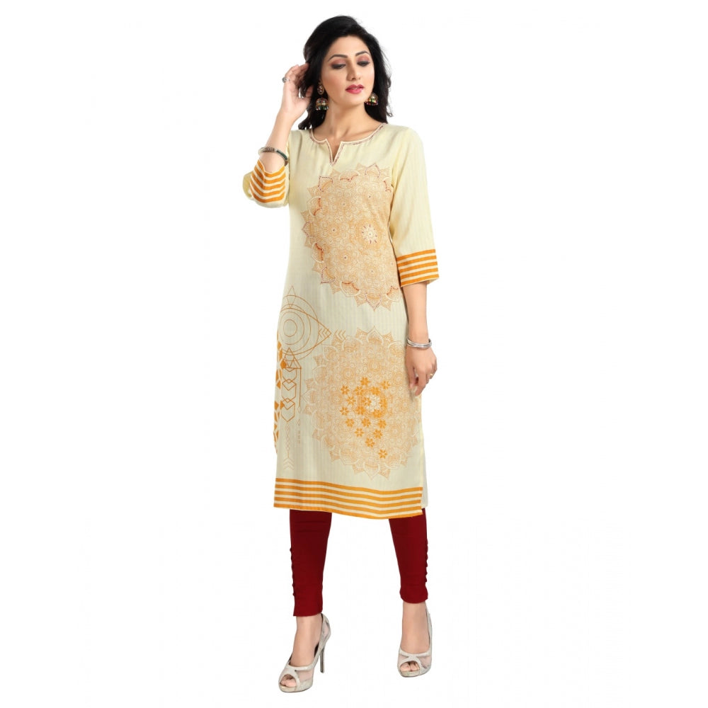 Alluring Viscose Blend Tunic Long Kurti