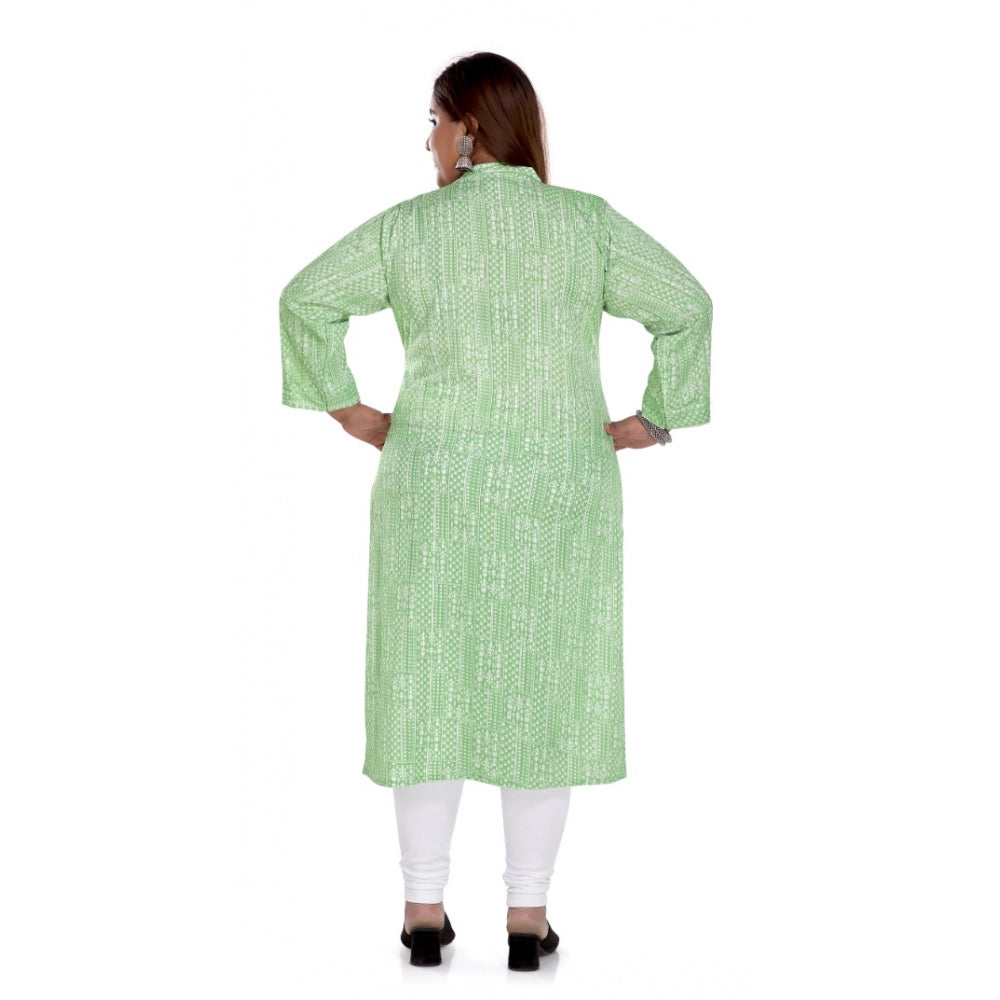 Casual Imported Synthetix Full printed Straight Kurti