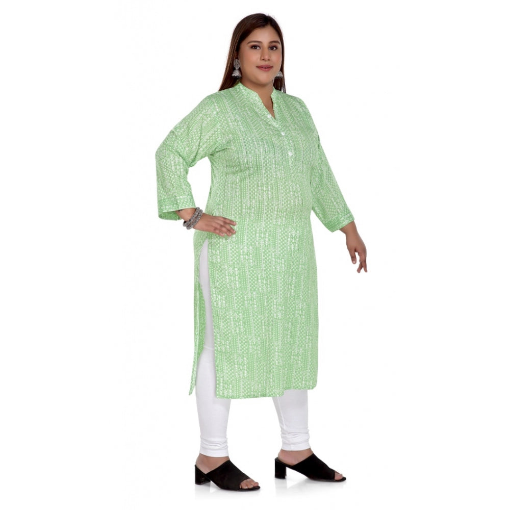 Casual Imported Synthetix Full printed Straight Kurti