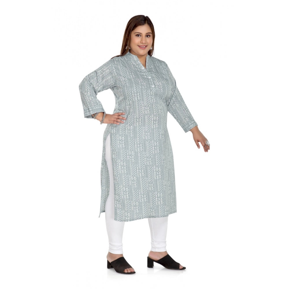 Casual Imported Synthetix Full printed Straight Kurti