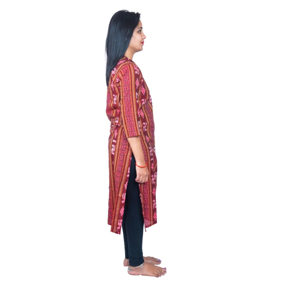 Ravishing Handloom Pure Cotton Straight Kurti