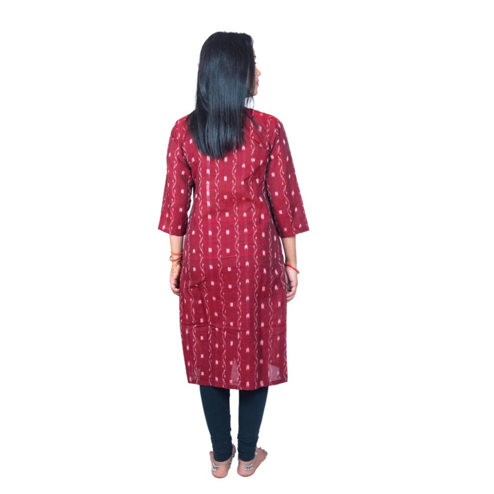 Ravishing Handloom Pure Cotton Straight Kurti