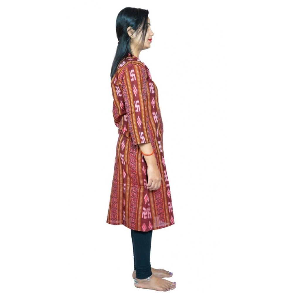 Ravishing Handloom Pure Cotton Straight Kurti