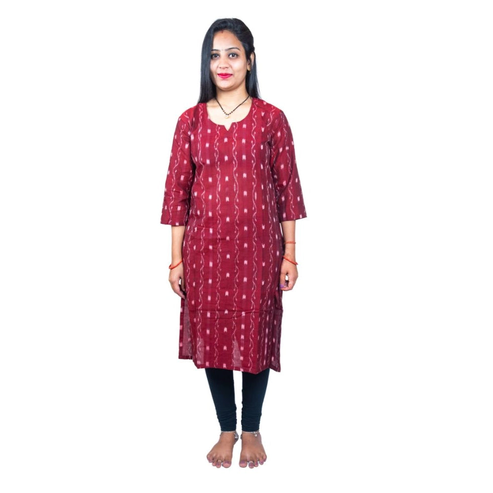 Ravishing Handloom Pure Cotton Straight Kurti