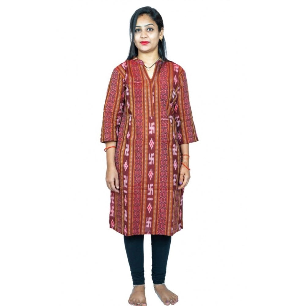 Ravishing Handloom Pure Cotton Straight Kurti