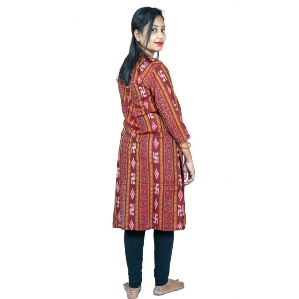 Ravishing Handloom Pure Cotton Straight Kurti