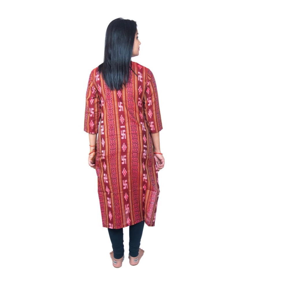 Ravishing Handloom Pure Cotton Straight Kurti