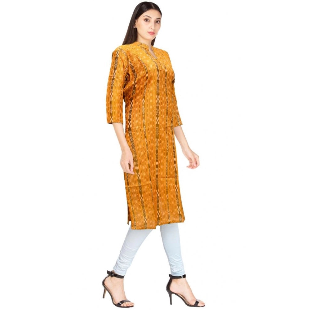 Ravishing Handloom Cotton Straight Kurti