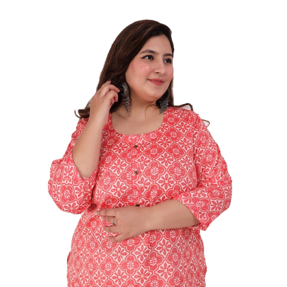 Beautiful Office wear Designer Printed Capsule Straight Kurti