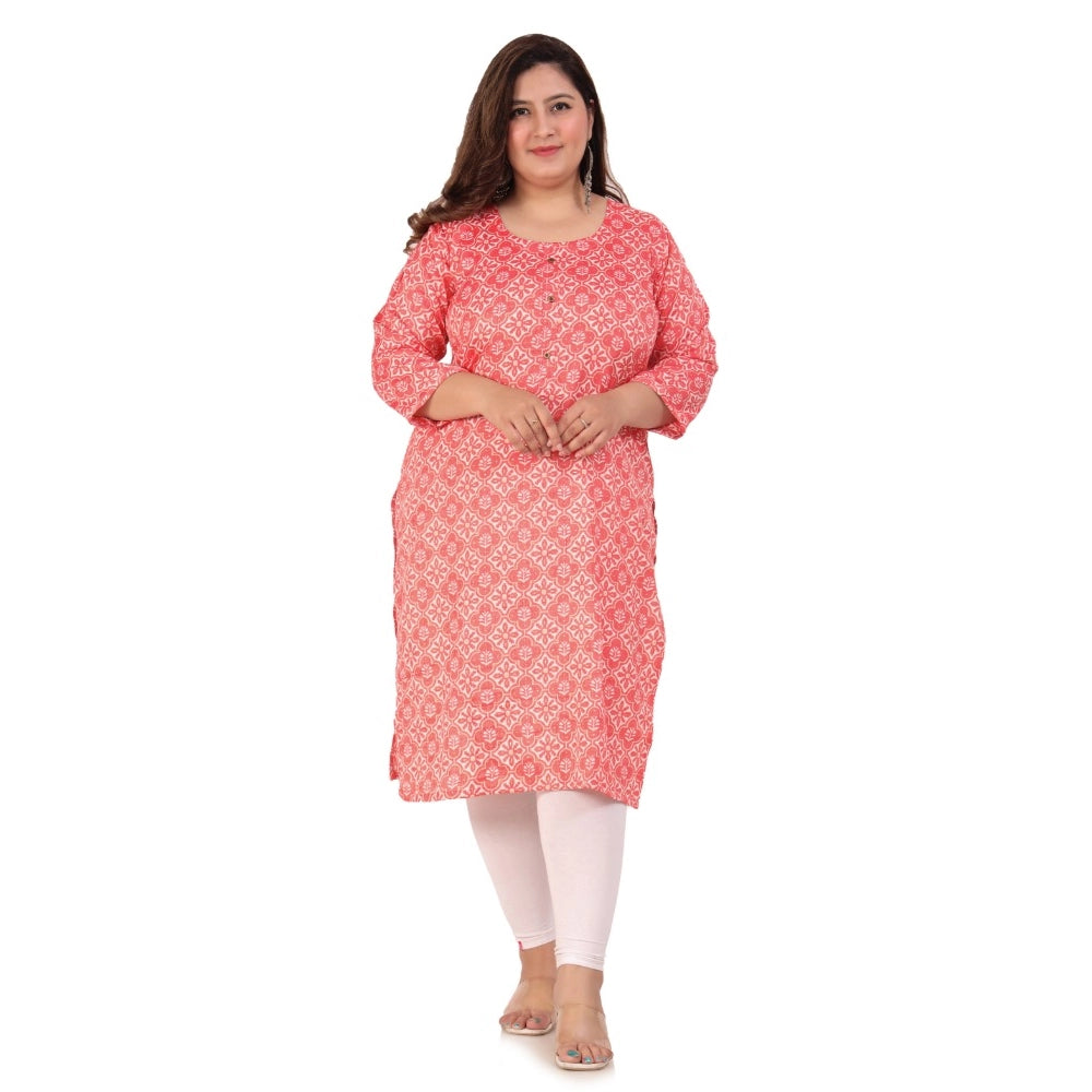 Beautiful Office wear Designer Printed Capsule Straight Kurti