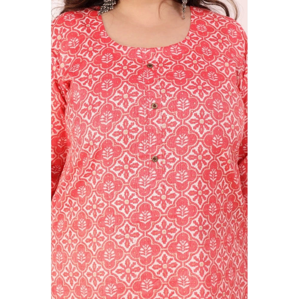 Beautiful Office wear Designer Printed Capsule Straight Kurti