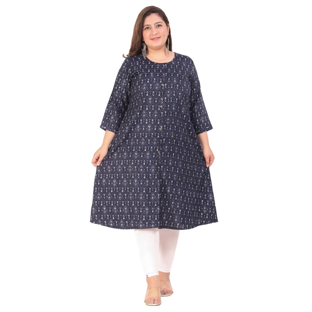 Beautiful Office wear Floral Printed Capsule A Line Kurti