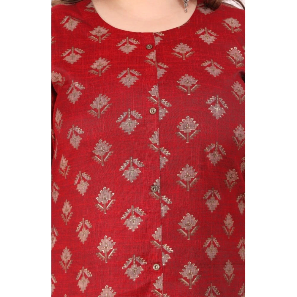 Beautiful Office wear Floral Printed Capsule A Line Kurti