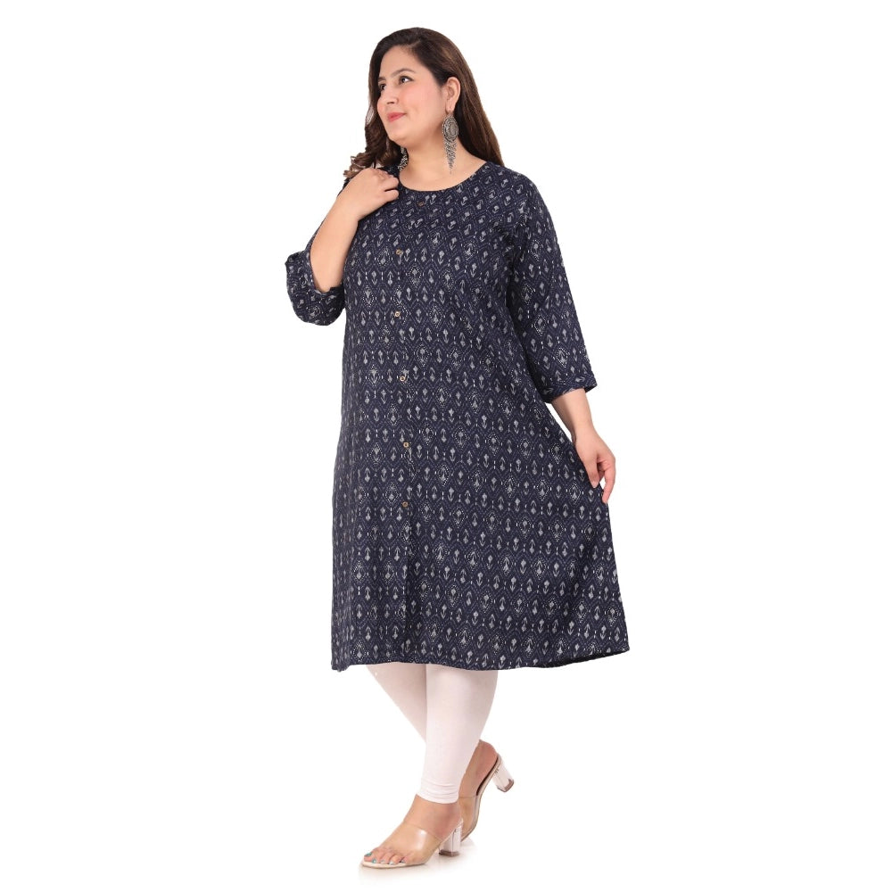 Beautiful Office wear Floral Printed Capsule A Line Kurti