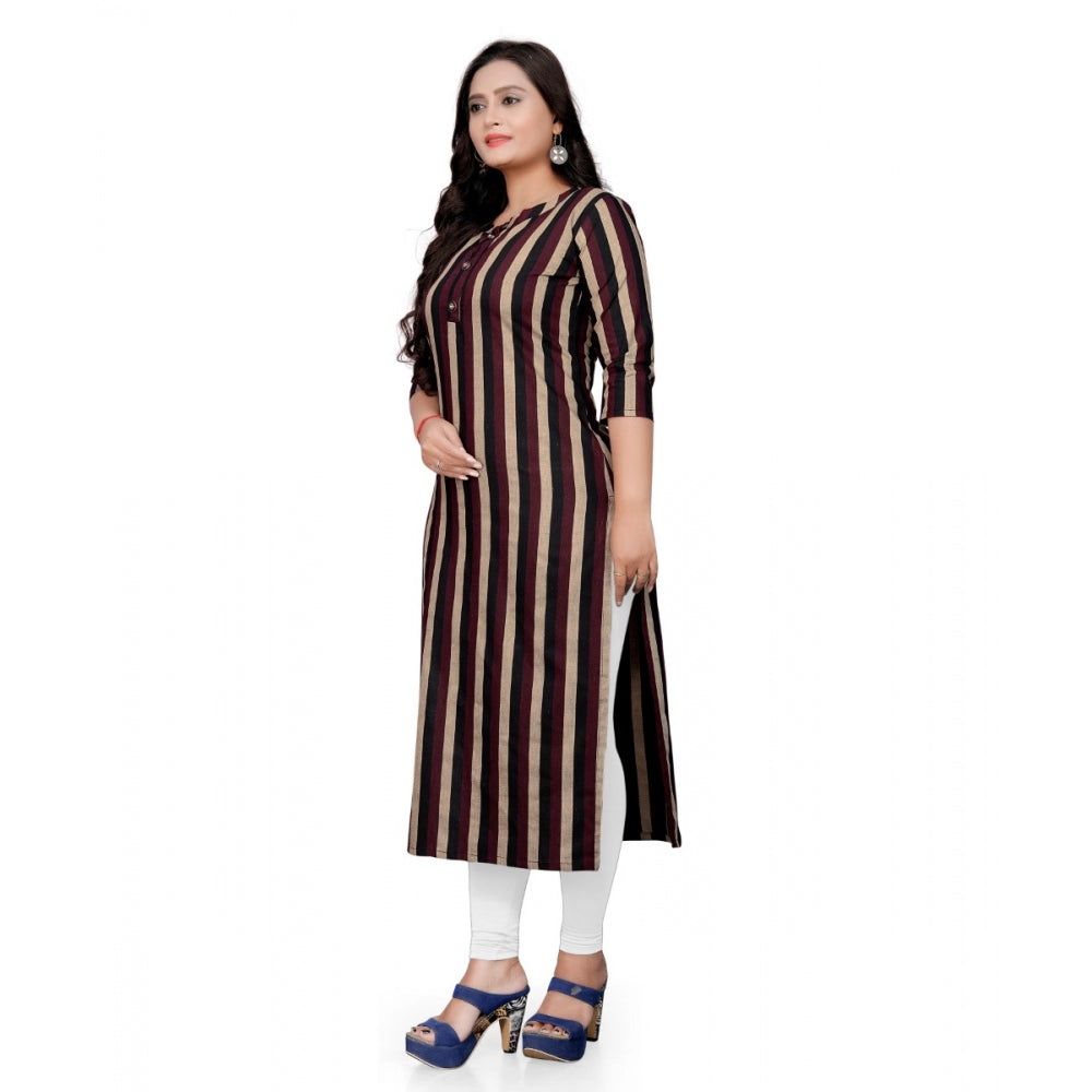 Stylish Cotton Printed Straight Kurti