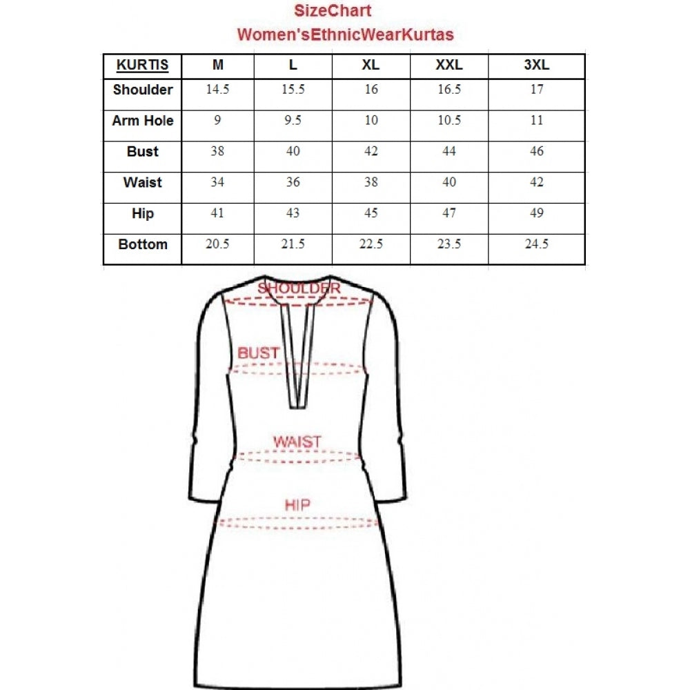 Voguish Pure Cotton Printed Straight Kurti