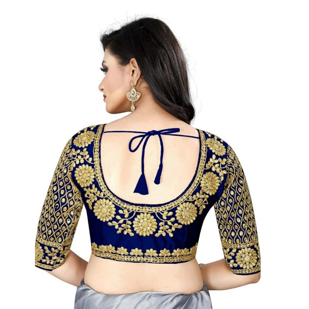 Stunning Half Sleeve Ultra satin Readymade Blouse