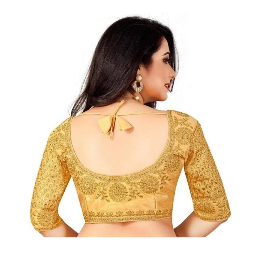 Stunning Half Sleeve Ultra satin Readymade Blouse