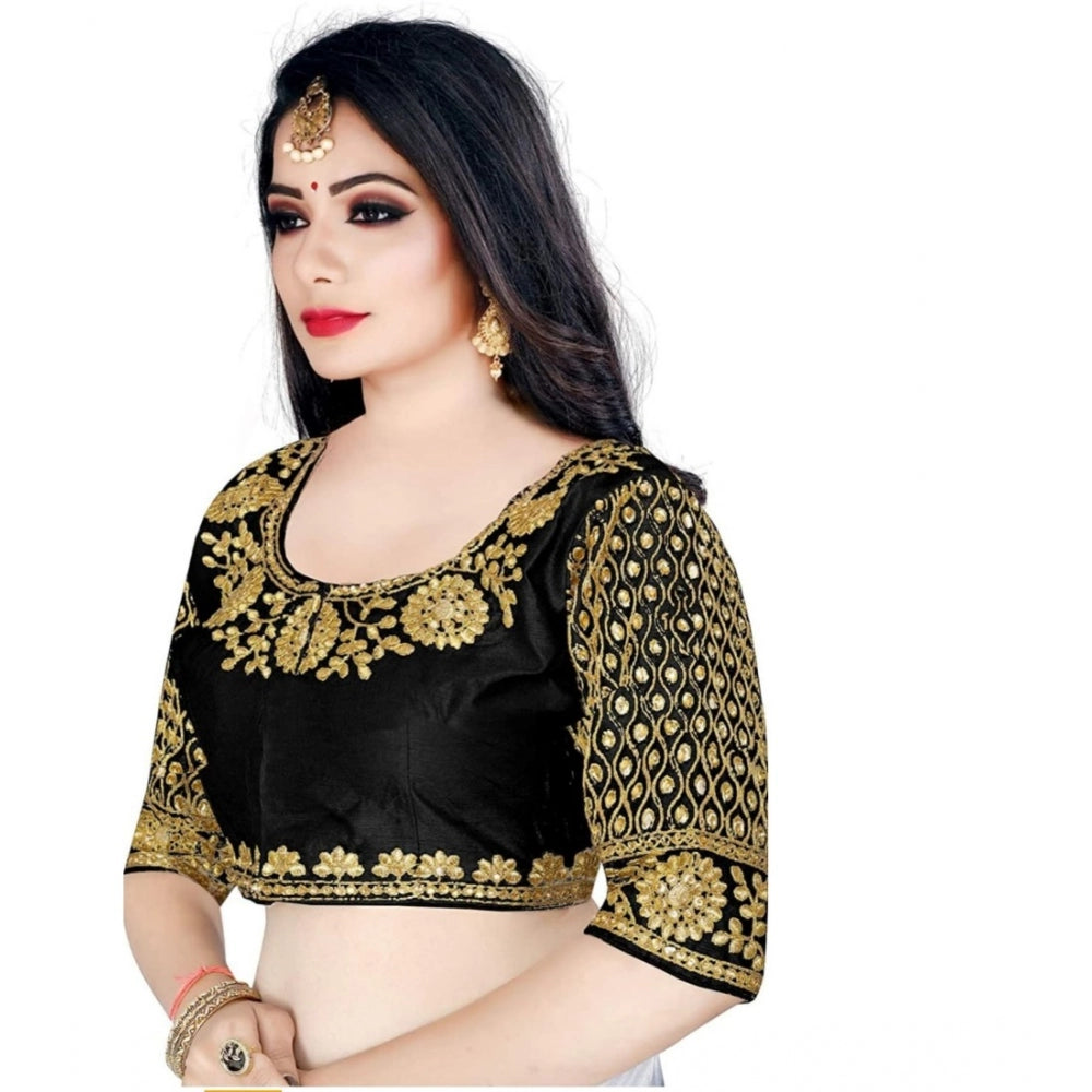 Stunning Half Sleeve Ultra satin Readymade Blouse