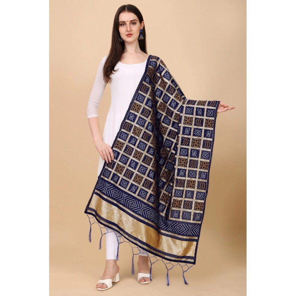 Pretty Women's Silk Pure weaving Work Duppatta