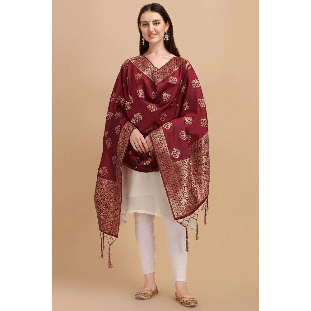 Stylish Women's Silk Pure Zari weaving Duppatta