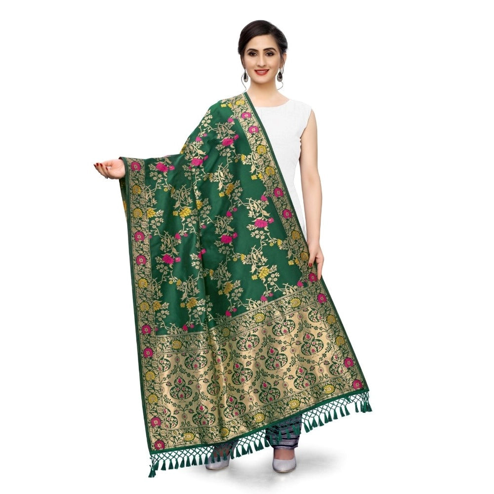 Stylish Women's Silk Pure Zari weaving Duppatta