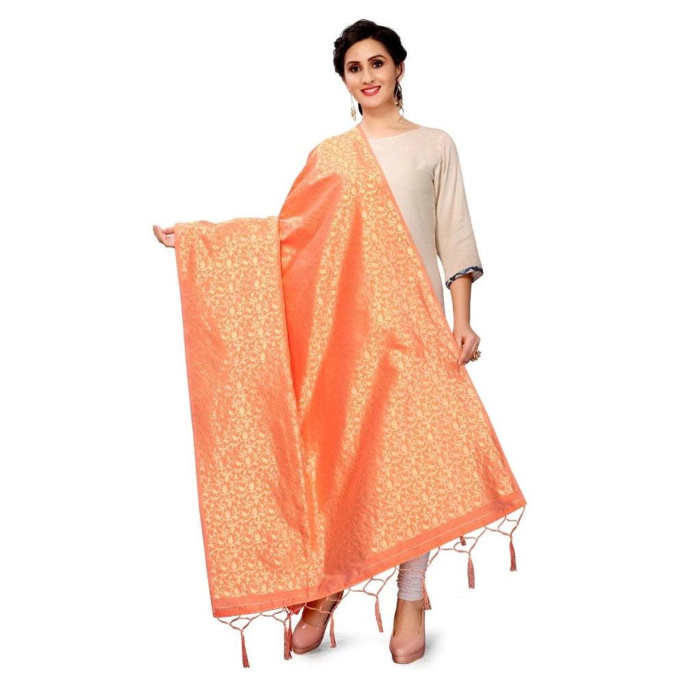 Adorable Women's Silk Pure weaving Work Duppatta