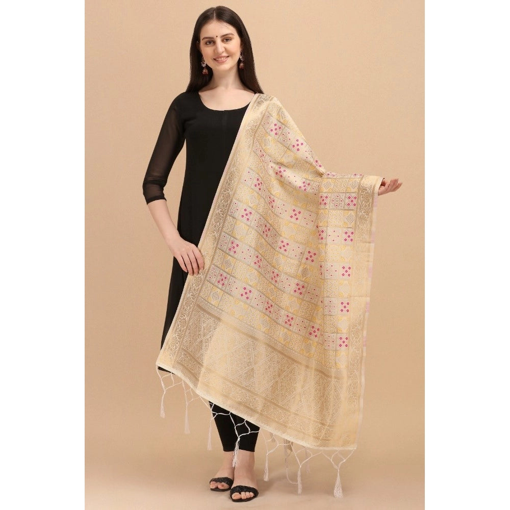 Adorable Women's Silk Pure weaving Work Duppatta