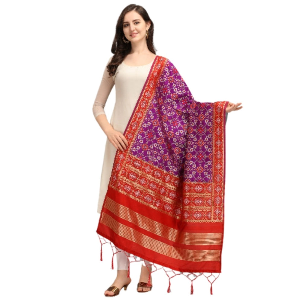 Adorable Women's Silk Pure weaving Work Duppatta